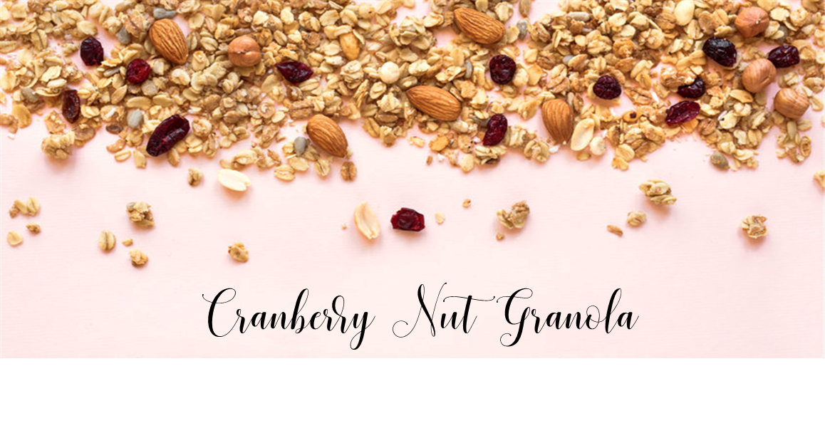 Cranberry Nut Granola Original Recipe MarmeeDear & Co., LLC